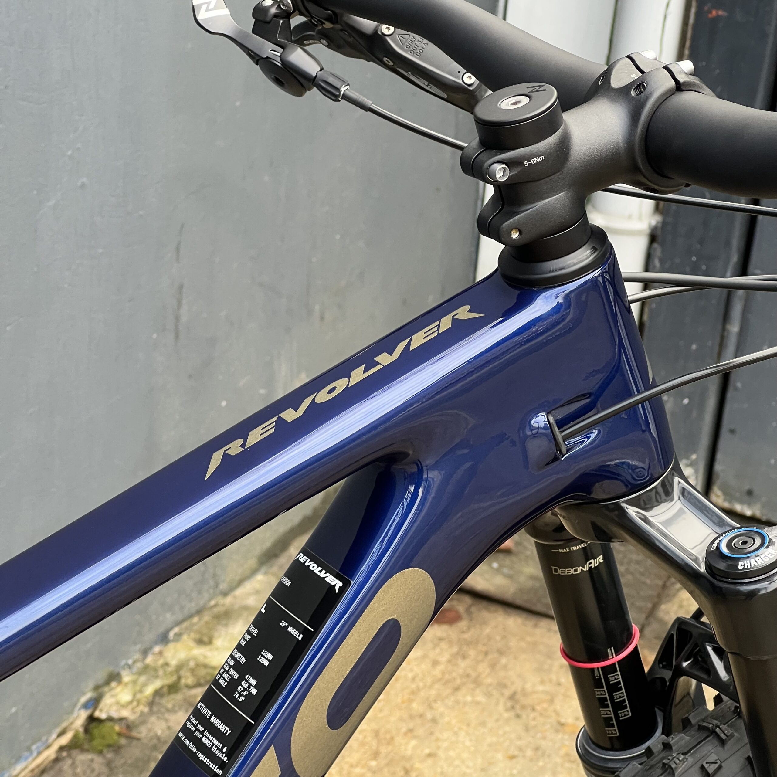 NORCO Revolver FS 2 120 - Carbone - Blue / Copper - 2024 – Image 6