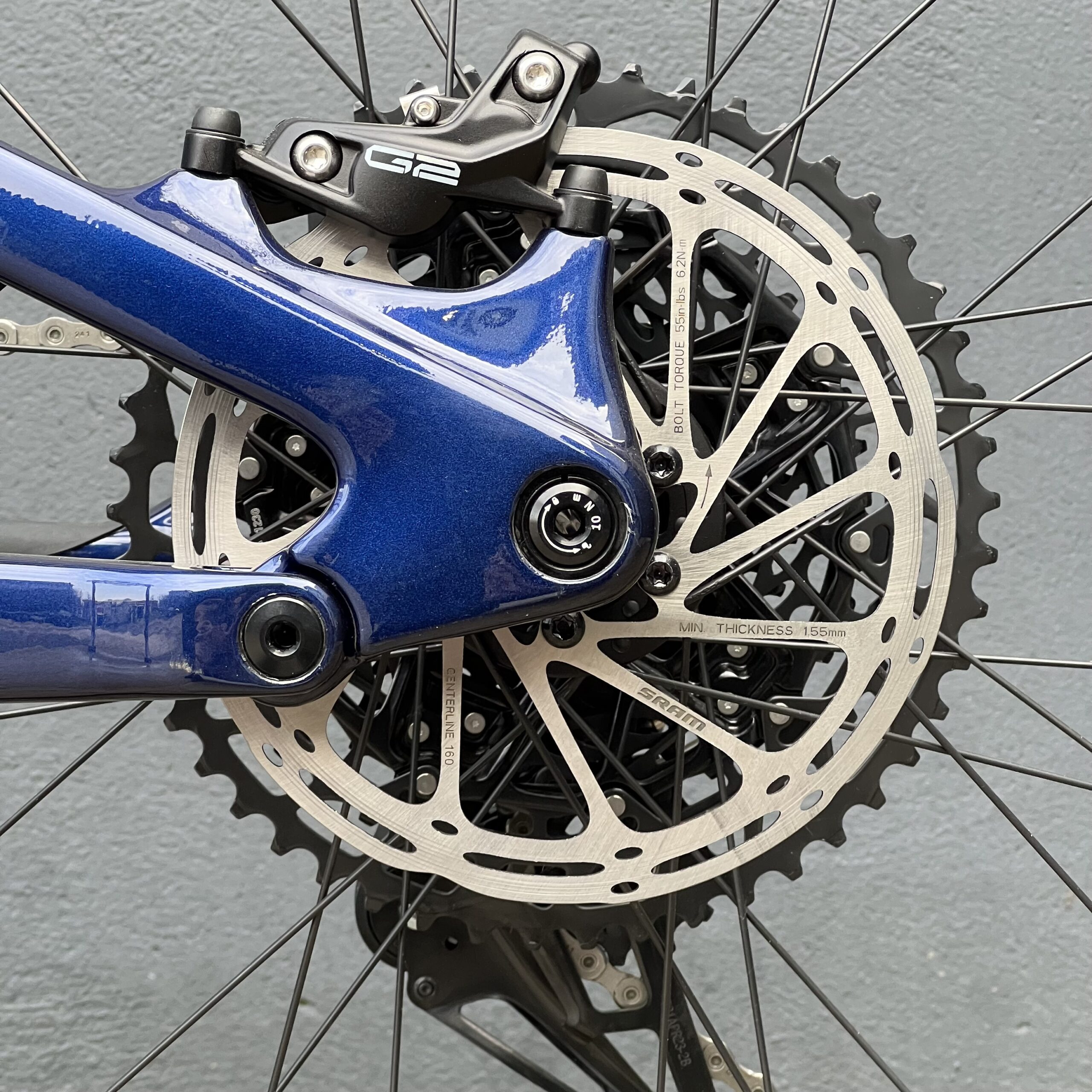 NORCO Revolver FS 2 120 - Carbone - Blue / Copper - 2024 – Image 9