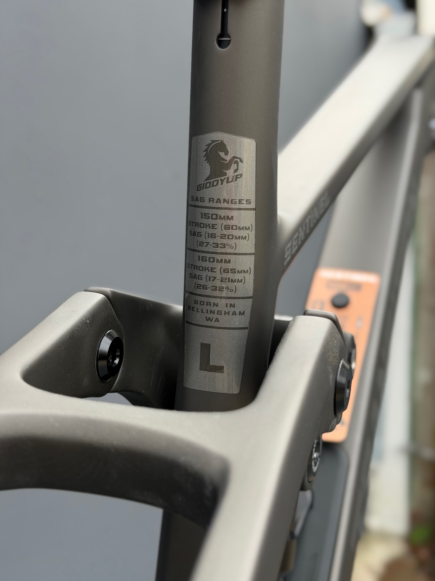 Kit Cadre TRANSITION Sentinel 2025 Carbon - Gris Mat – Image 7