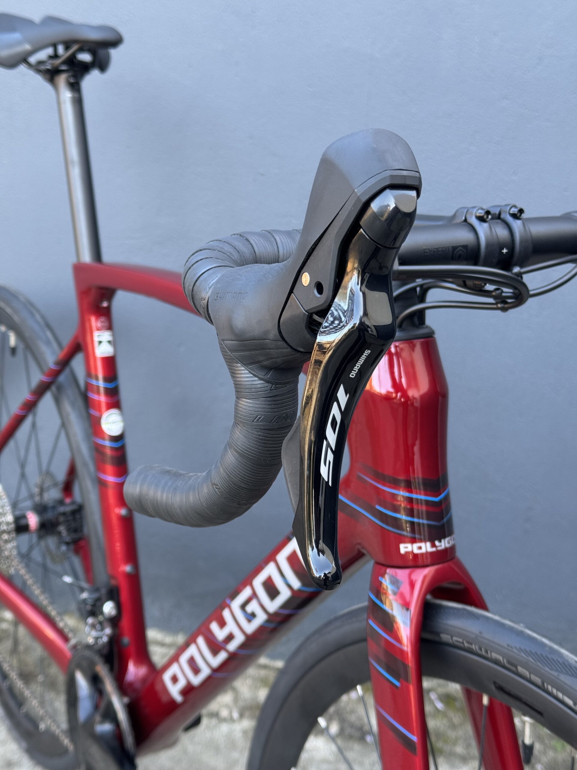POLYGON Strattos S7D Carbon - Shimano 105 12v - Rouge – Image 4