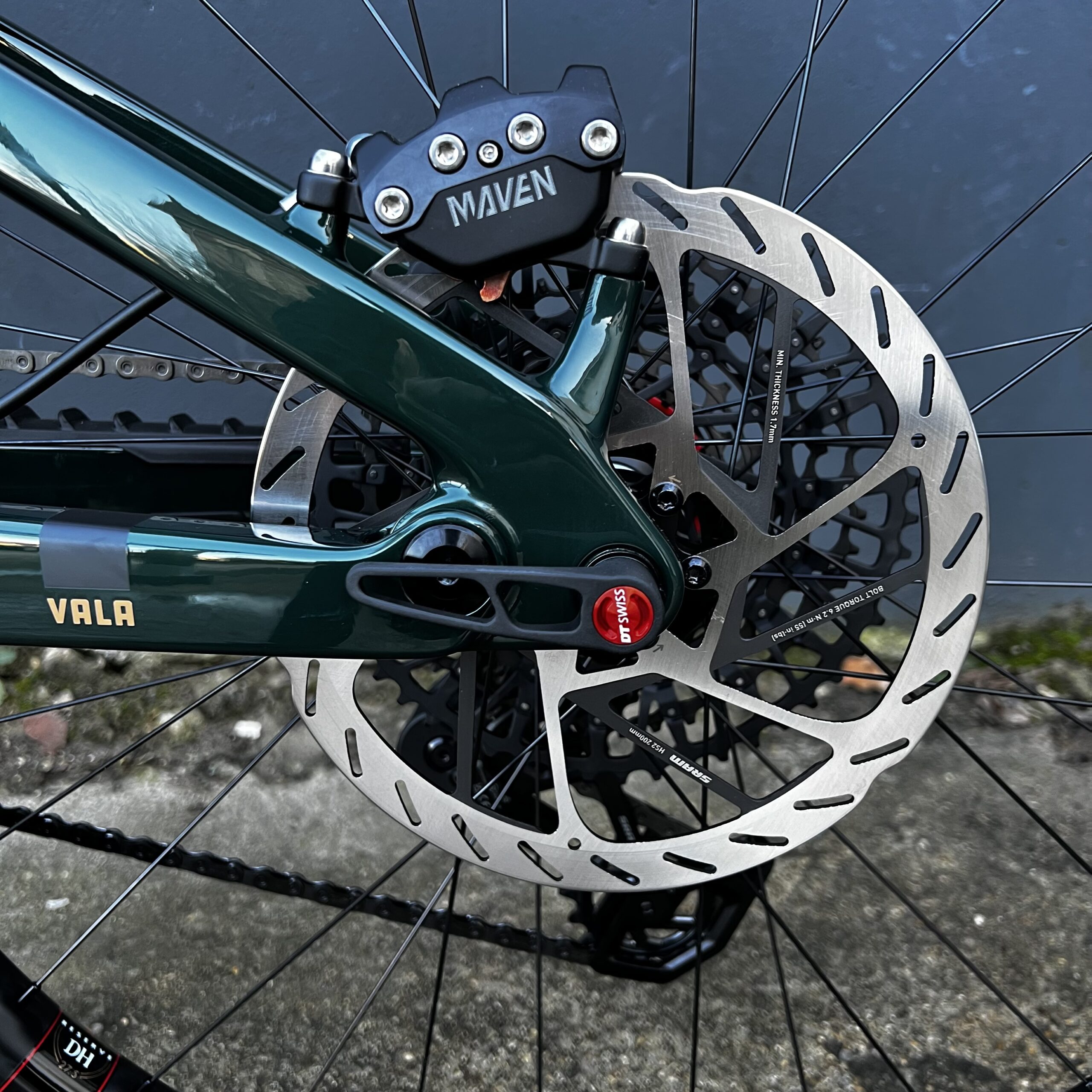 SANTA CRUZ Vala X0 AXS RSV CC | 2026 | Midnight Green – Image 11