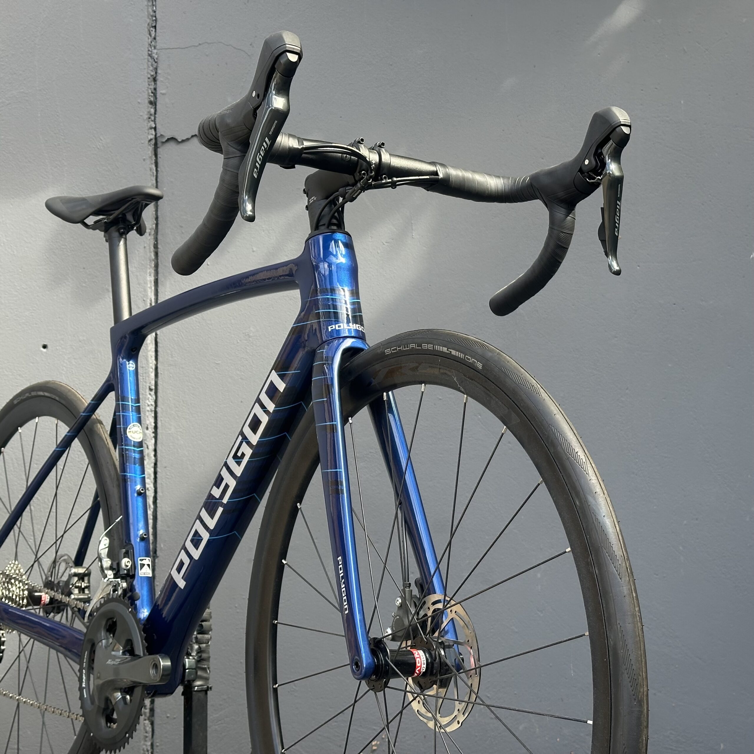 POLYGON Strattos S6D Carbon | Shimano Tiagra 2x10v | Bleu – Image 2