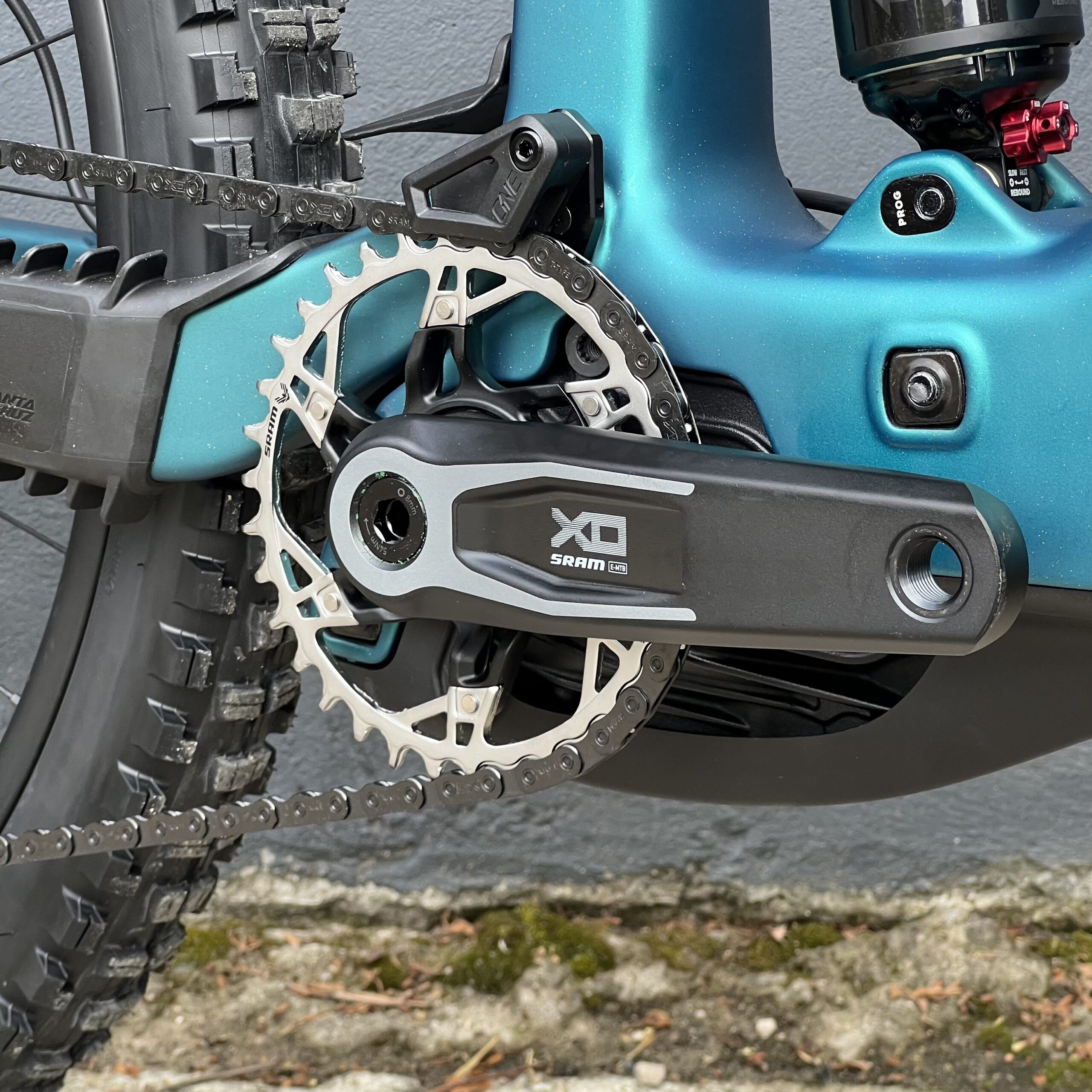 SANTA CRUZ Bullit XO AXS RSV | 2026 | Matte Teal Sparkle – Image 5