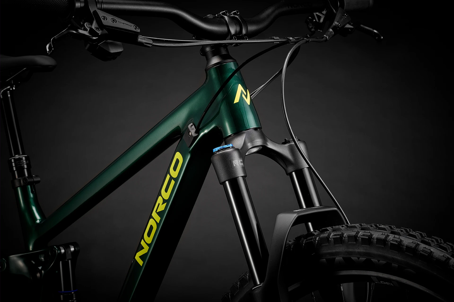 NORCO Fluid FS 27.5 Youth | 2026 | Metallic Green – Image 5