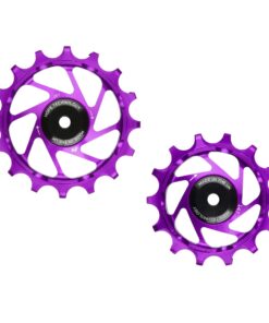 Galets de dérailleur HOPE 16/14 dents - Violet