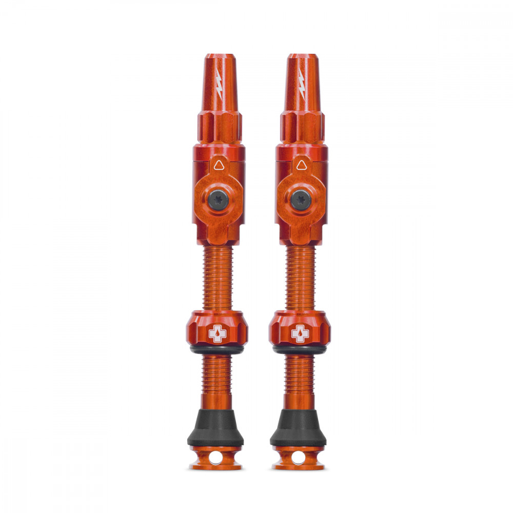 Valves Tubeless MUC OFF Big Bore Lite - Presta - Orange