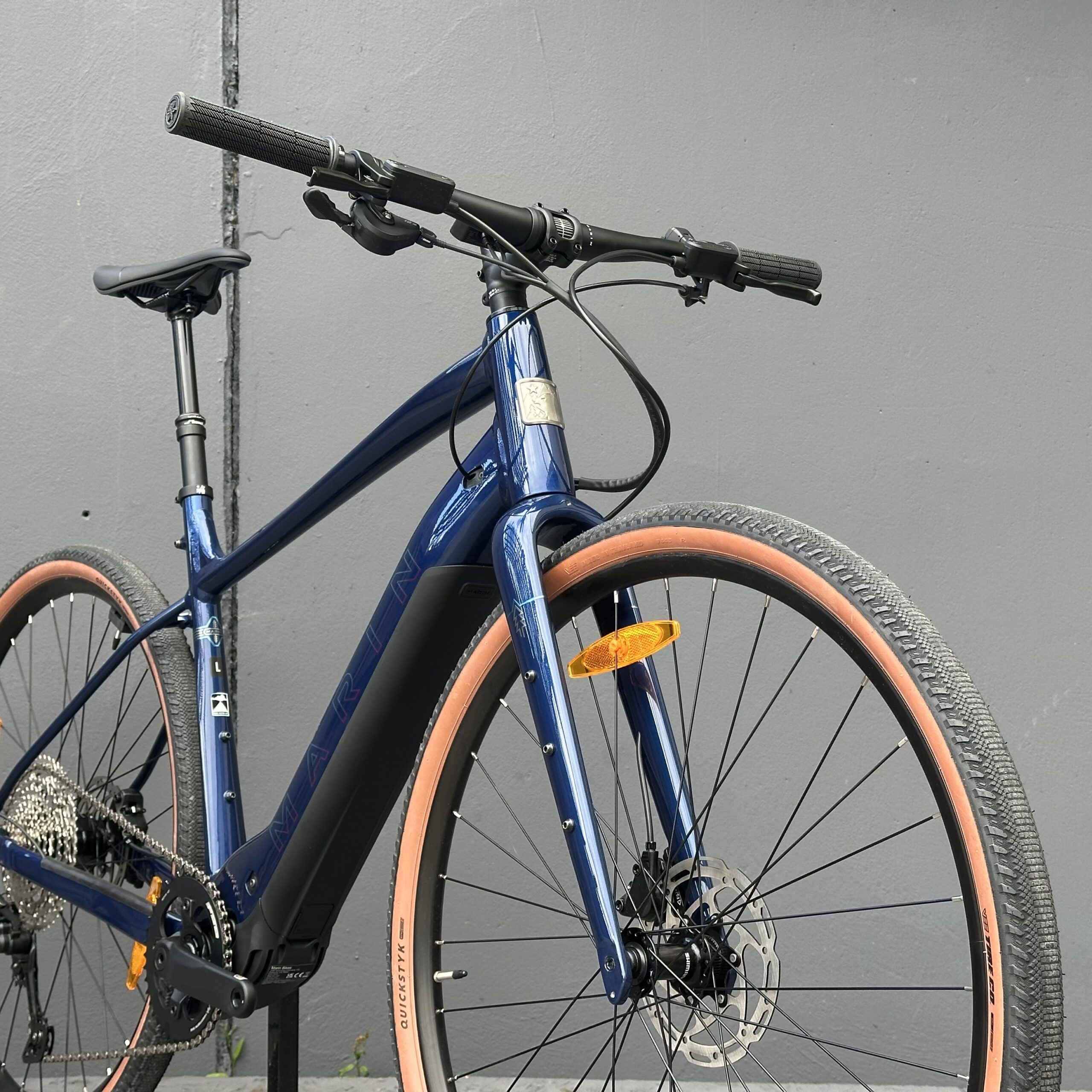 MARIN DSX E 2026 | Dark Blue | Vélo Gravel éléctrique guidon plat – Image 2