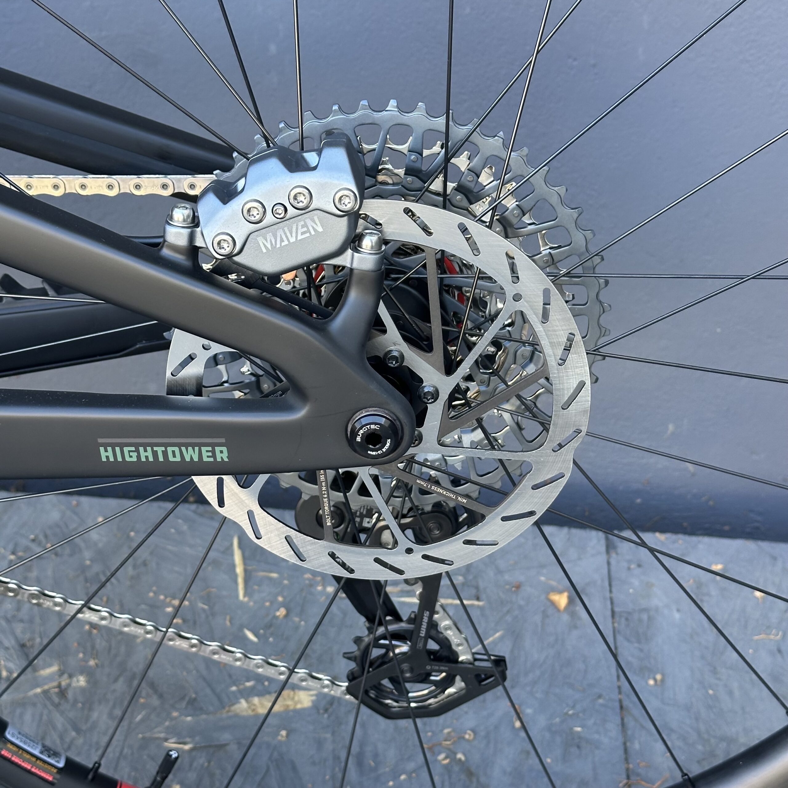 SANTA CRUZ Hightower GX AXS | 2026 | Matte Black – Image 12