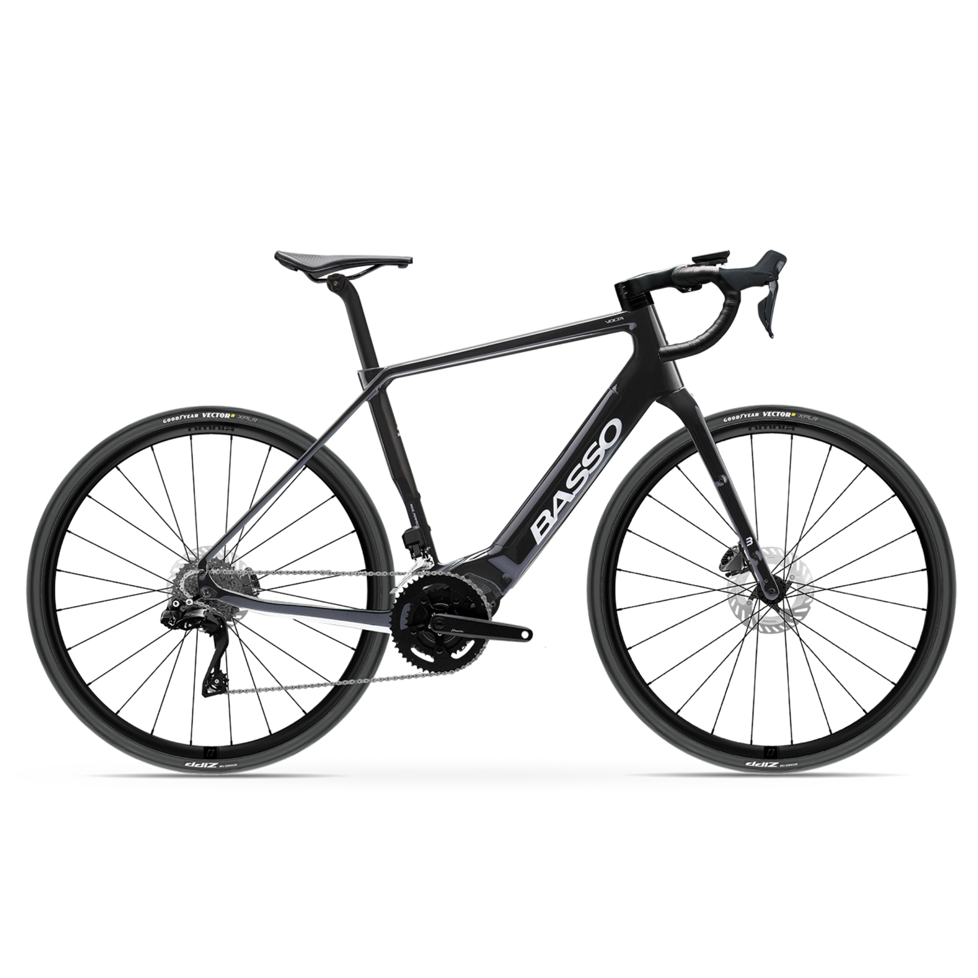 BASSO Volta | Gravel électrique | 105 Di2 | Obsidian Black | 2027