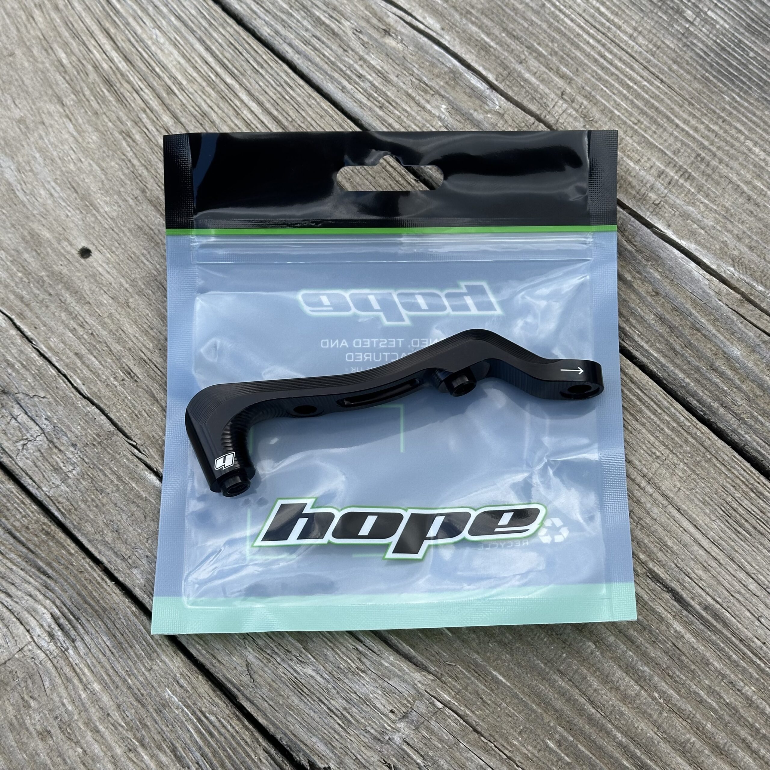 Adaptateur Hope Radial Caliper Mount +17 FOX40 | Black